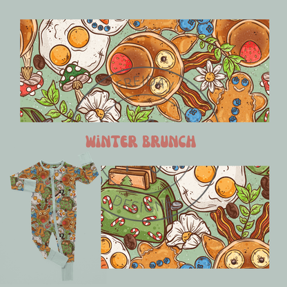 Winter Brunch - Pocket Diapers