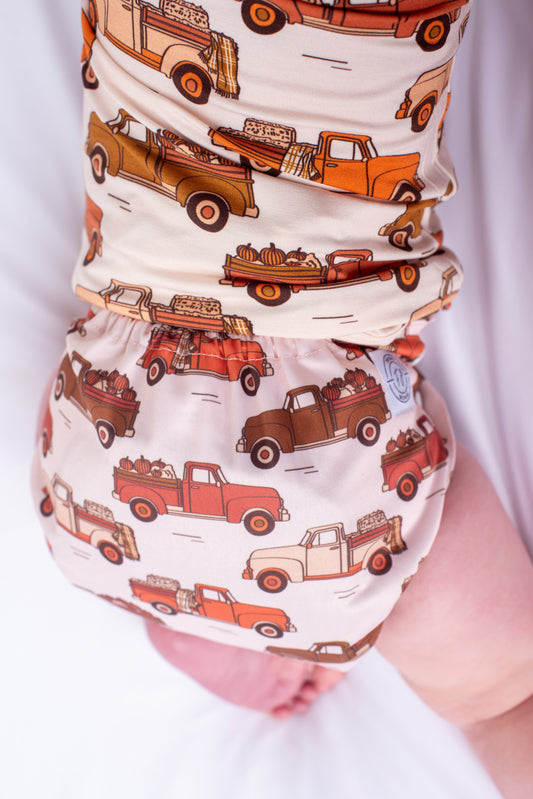 Fall trucks - Pocket Diapers & Trainers