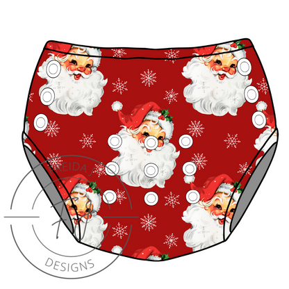 Vintage santa - Pocket Diapers & Trainers