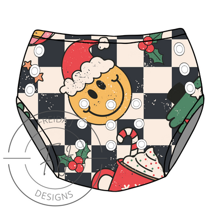 Smiley Christmas- Pocket Diapers & Trainers