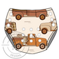 Fall trucks - Pocket Diapers & Trainers